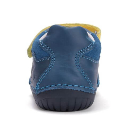 Pantofi copii baieti din piele DD Step Barefoot, Albastru - S070-52141A [5]
