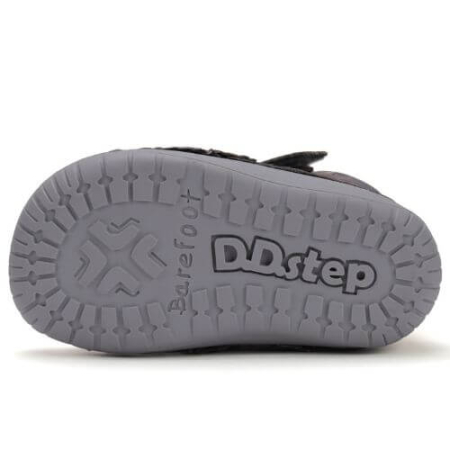 Pantofi copii baieti din piele DD Step Barefoot, Gri - S070-52480A [6]