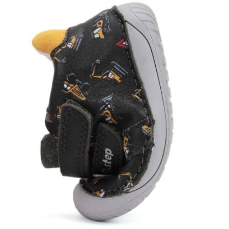 Pantofi copii baieti din piele DD Step Barefoot, Albastru - S070-52480 [7]