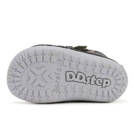 Pantofi copii baieti din piele DD Step Barefoot, Albastru - S070-52480 [6]