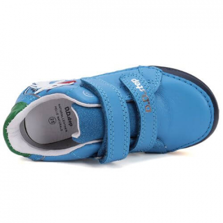 Pantofi copii baieti din piele cu LED DD Step, Albastru - S068-51124B [3]