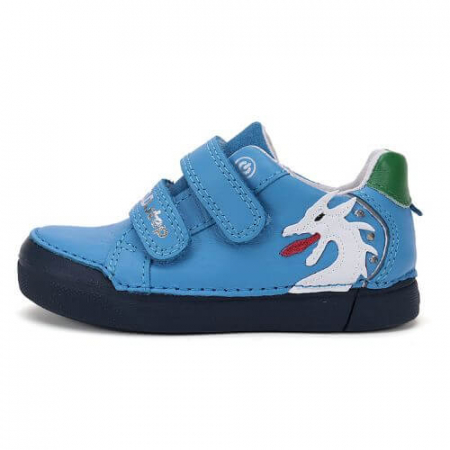 Pantofi copii baieti din piele cu LED DD Step, Albastru - S068-51124B [0]