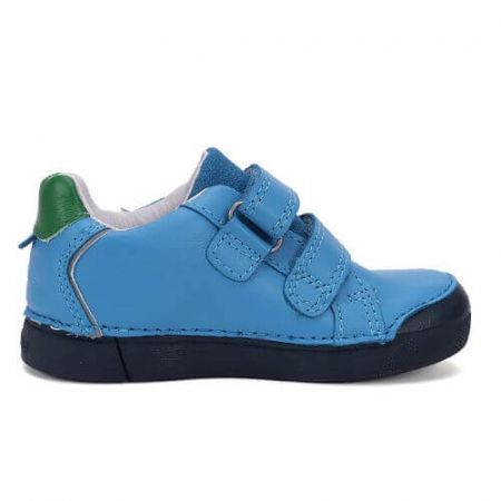 Pantofi copii baieti din piele cu LED DD Step, Albastru - S068-51124B [4]