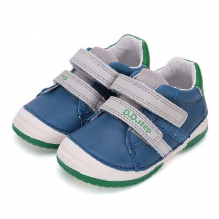 Promotii Pantofi Sport Baieti - Pantofi copii baieti din piele DD Step, Albastru - S038-51626