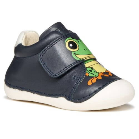 Pantofi copii baieti din piele Geox, Albastru - B3539C-00085-C4248 [1]