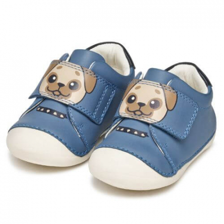 Noua Colectie De Toamna - Pantofi copii baieti din piele Geox, Albastru - B3539C_00085_C4218
