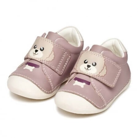 Noua Colectie De Toamna - Pantofi copii fete din piele Geox, Roz - B3540B_00085_C8011