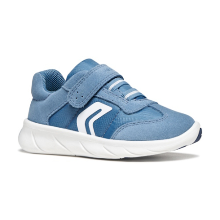 Noua Colectie Primavara - Pantofi băieți Geox Foot-Run Barefoot, Albastru-Deschis - B660KA_0FU22_C4S1Z