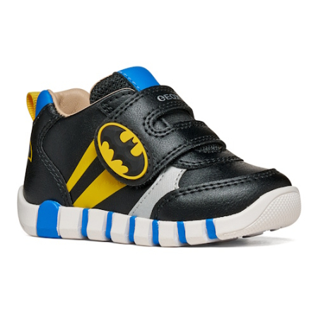 Noua Colectie Primavara - Pantofi băieți Geox Iupidoo Batman, Negru - B6655B_000BC_C0054