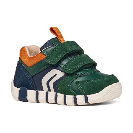 Pantofiori scoala baieti - Pantofi băieți Geox Iupidoo, Verde - B3555D_05422_C3P2T
