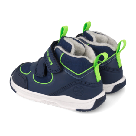 Pantofi băieți din piele îmblăniți Biomecanics, Azul Marino - 261177-A089FB [3]