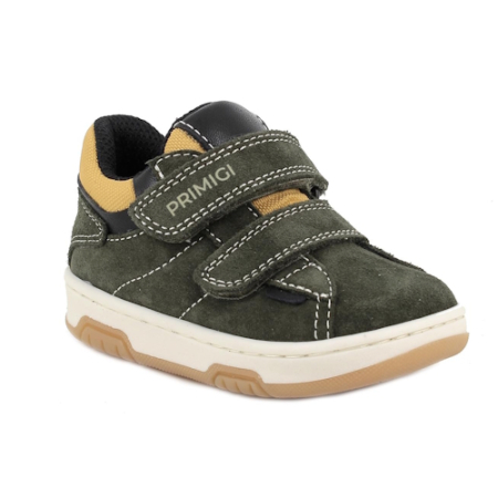 Pantofiori sport baieti - Pantofi sport băieți din piele întoarsă Primigi, Verde - 8905122