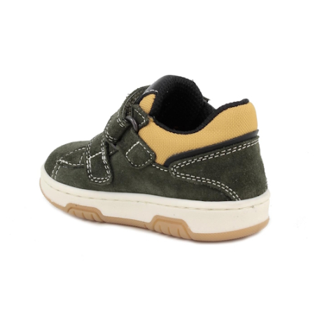 Pantofi sport băieți din piele întoarsă Primigi, Verde - 8905122 [2]
