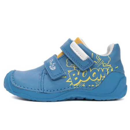 Noua Colectie Primavara - Pantofi copii baieti din piele Ponte, Albastru - DA03-6-1956A