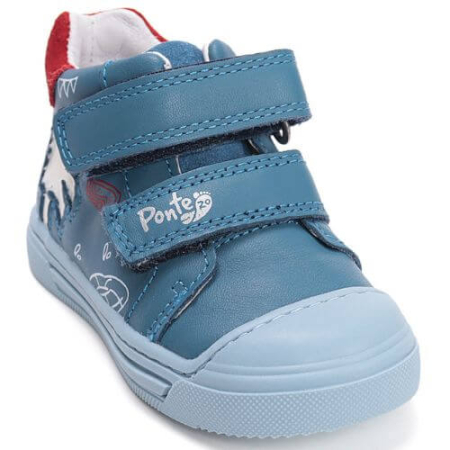Pantofi copii baieti din piele Ponte, Albastru - DA06-6-1946A [2]