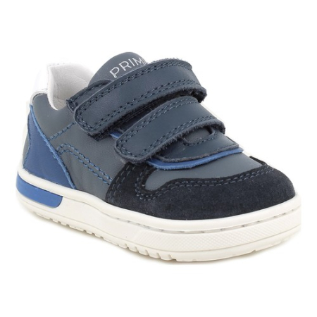 Pantofiori sport baieti - Pantofi sport băieți din piele Primigi, Albastru - 8906100