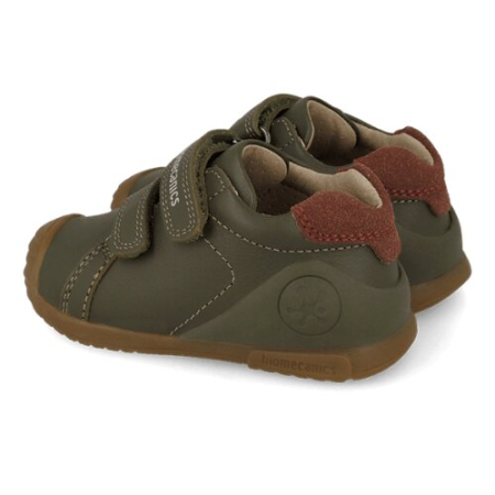Pantofi copii baieti din piele Biomecanics, Verde Khaki - 261120-B788 [1]