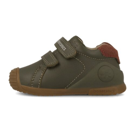 Pantofi copii baieti din piele Biomecanics, Verde Khaki - 261120-B788 [3]