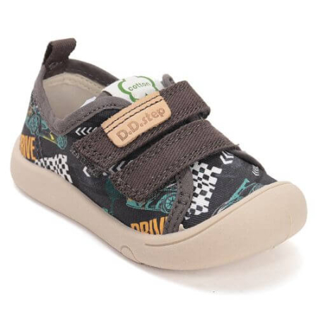 Pantofi copii baieti din textil DD Step, Gri - C100-61391 [2]