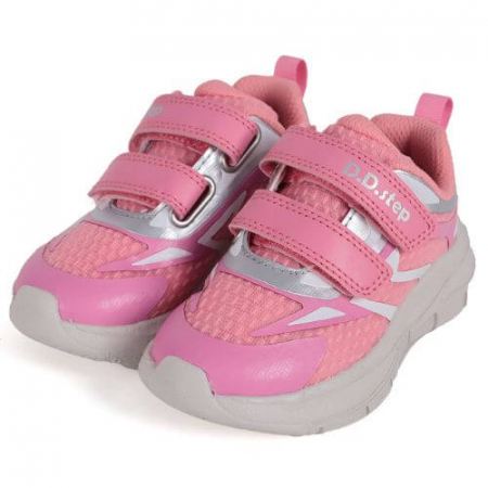 Colectie Primavara - Pantofi copii fete din textil DD Step, Roz - F092-51848B