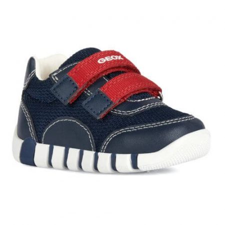 Geox - Pantofi copii baieti din textil Geox, Albastru - B3555C_01454_C4002