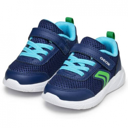 Pantofi copii baieti din textil Geox, Albastru - B454UC_01454_CF43U [4]