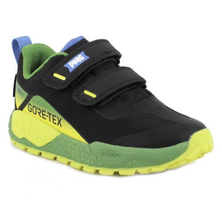 Noua Colectie Primavara - Pantofi copii baieti din textil impermeabili Primigi, Negru - 1431111