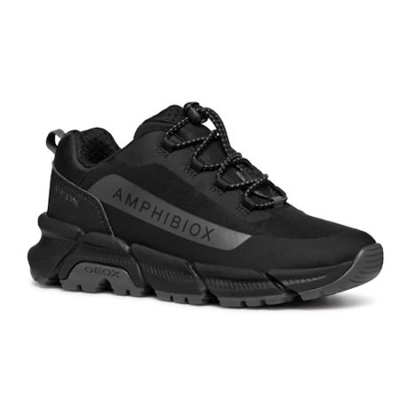 Pantofiori scoala baieti - Pantofi băieți Geox Flexyper, Negru - J46LCC_0FU50_C0005