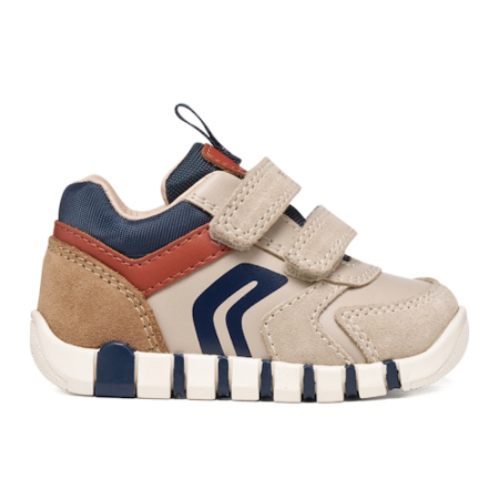 Pantofi băieți Geox Iupidoo, Bej - B3555D_05422_C6181 [5]