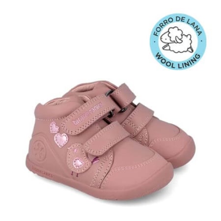 Pantofiori sport fete - Pantofi sport din piele Biomecanics 251153-A159FB