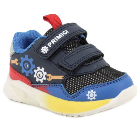 Pantofi copii baieti cu LED din textil Primigi, Albastru - 1454011 [1]