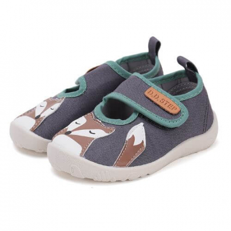 Pantofi copii baieti de interior din textil DD Step, Gri - C086-51716 [0]