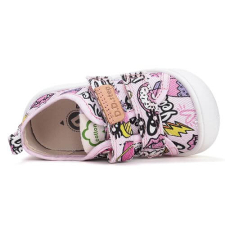 Pantofi copii fete din canvas DD Step, Roz - C100-52850 [3]