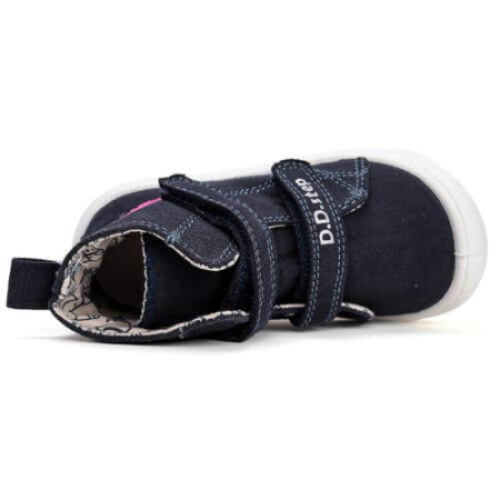Pantofi copii fete din canvas DD Step, Albastru - C100-52503A [5]