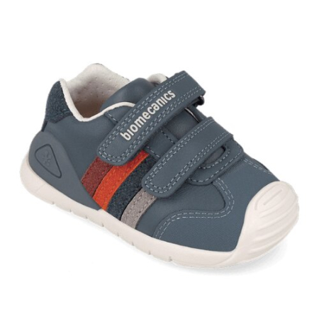Pantofi copii din piele Biomecanics, Albastru Denim - 261131-A556 [4]