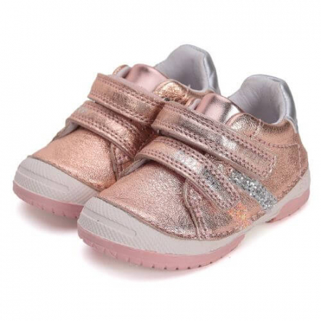 Pantofi copii fete din piele DD Step, Roz - S038-51626B [0]