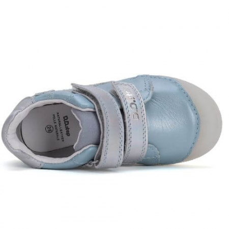 Pantofi copii fete din piele DD Step, Albastru - S049-51250B [3]