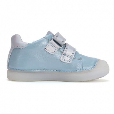 Pantofi copii fete din piele DD Step, Albastru - S049-51250B [2]