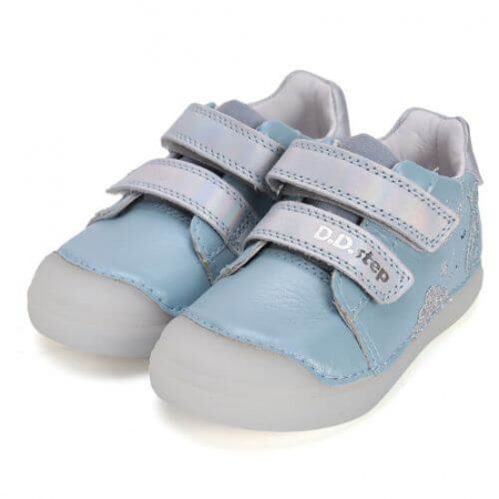 Pantofi copii fete din piele DD Step, Albastru - S049-51250B [0]