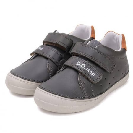 Pantofi copii baieti din piele DD Step, Khaki - S078-51687A [0]