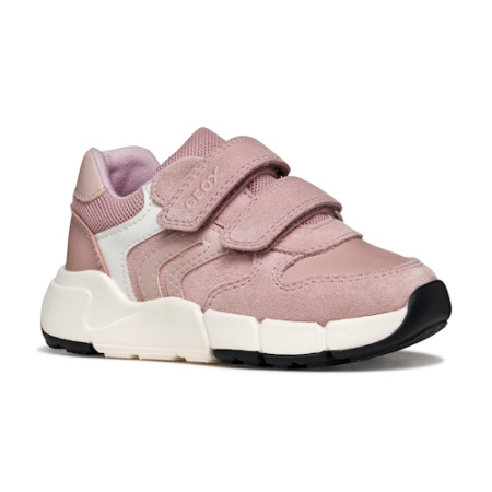 Pantofiori sport fete - Pantofi fete Geox Flexyper Mini, Roz - B656NA_05422_C8014