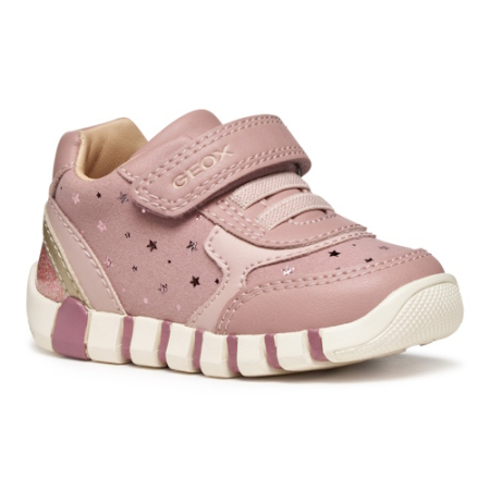 Pantofiori sport fete - Pantofi fete Geox Iupidoo, Roz - B5658B_0DHBC_C8A2U