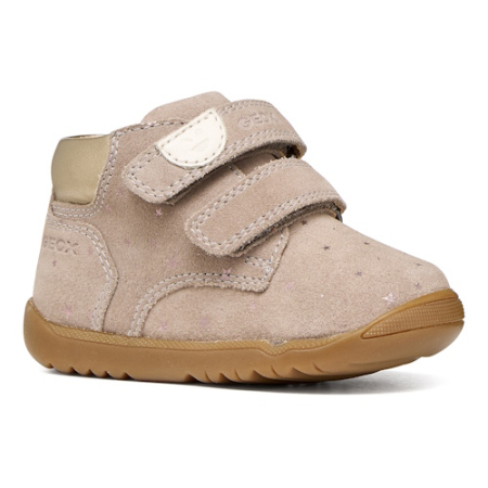 Pantofiori sport fete - Pantofi fete Geox Macchia, Bej - B164PC_0BSNF_C5005