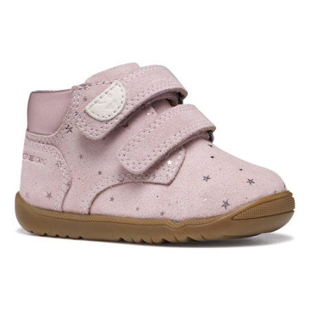 Pantofiori sport fete - Pantofi fete Geox Macchia, Roz - B164PC_0BSNF_C8014