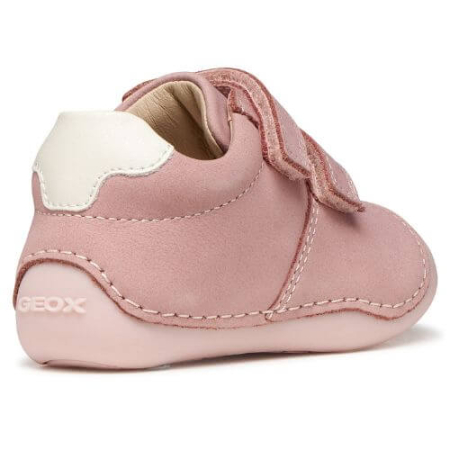Pantofi copii fete din piele Geox, Roz - B9440B-00032-C8283 [3]