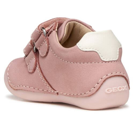 Pantofi copii fete din piele Geox, Roz - B9440B-00032-C8283 [2]