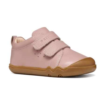 Pantofiori sport fete - Pantofi fete Geox Steppieup, Roz-Deschis - B4663A_00085_C8156