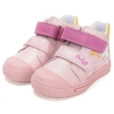 Pantofi copii fete din piele Ponte, Roz - DA06-6-1710A [3]