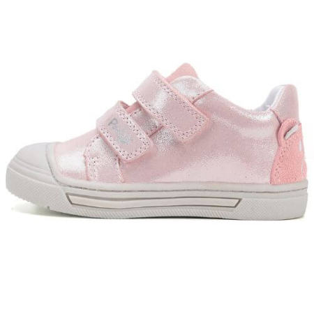 Pantofiori sport fete - Pantofi copii fete din piele Ponte, Roz - DA03-6-1724C