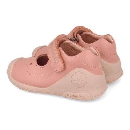 Pantofi copii fete din piele Biomecanics, Roz Pudrat - 261100-B193 [1]